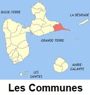 les communes de guadeloupe